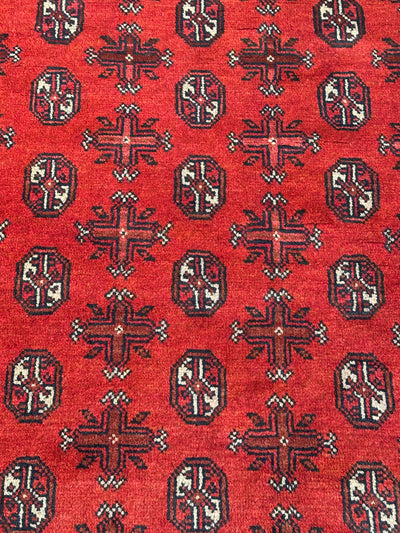 Bokhara Afghan Akhche Tribal Rug (STK550-2118) 244X157CM