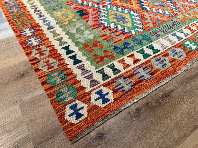 Kilim Chobi Handmade Multi Wool Rug (STK550-2058) 247X205CM