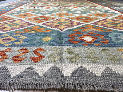 Kilim Chobi Handmade Multi Wool Rug (STK550-2094) 293X203CM