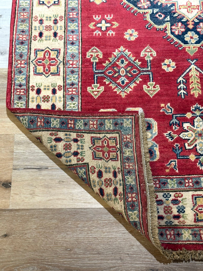 Kazak Tribal Handmade Veggie Dye Rug (550-2067) 175x120cm