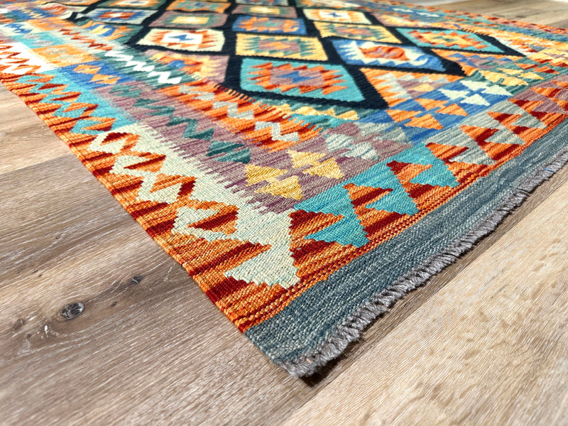 Kilim Chobi Handmade Multi Wool Rug (STK550-2108) 200X150CM