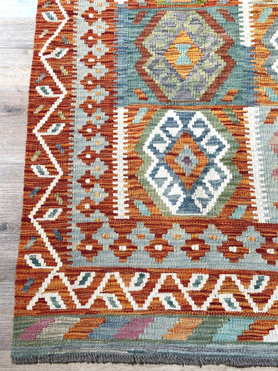 Kilim Chobi Handmade Multi Wool Rug (STK550-2102) 281X200CM