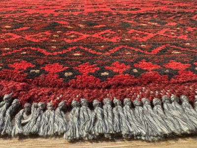Bokhara Afghan Akhche Tribal Rug (STK550-2119) 239X170CM