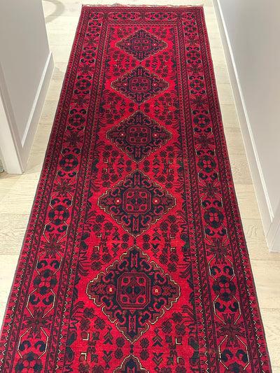 Kamyab Afghan Fine Handmade Tribal Wool Runner Rug (550-2034) 465X82cm