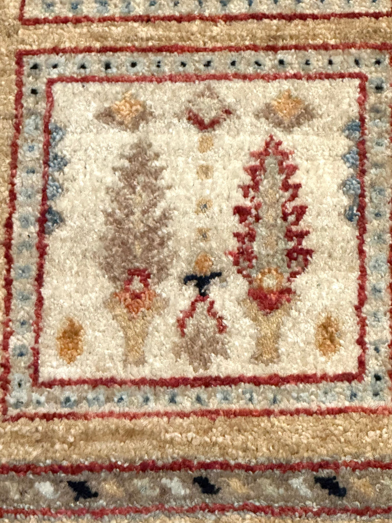 Chobi Handmade Vegi Dye Wool Rug (550-1601) 62X44cm