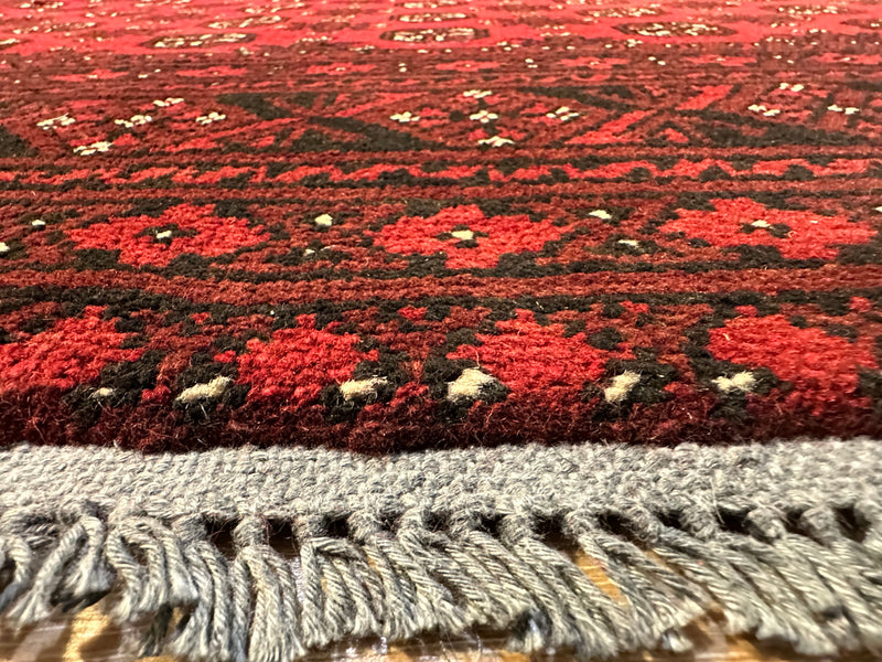 Bokhara Afghan Akhche Tribal Rug (STK550-2023) 292x197CM