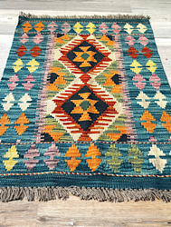 Kilim Chobi Handmade Multi Wool Rug (STK550-2069) 87X61CM