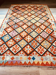 Kilim Chobi Handmade Multi Wool Rug (STK550-2104) 235X159CM