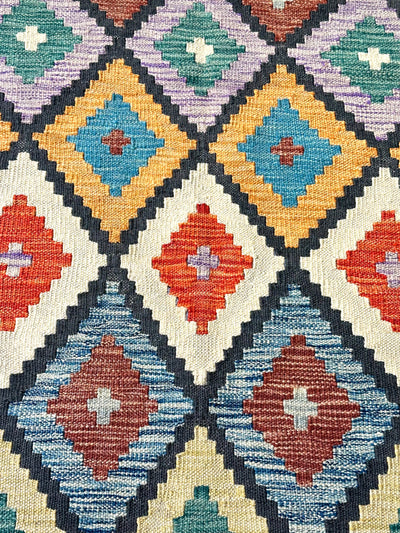 Kilim Chobi Handmade Multi Wool Rug (STK550-2077) 150X104CM
