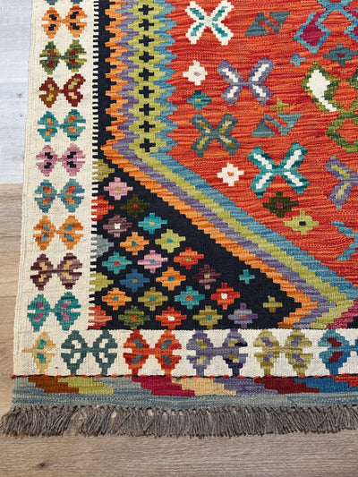 Kilim Chobi Handmade Multi Wool Rug (STK550-2079) 175X130CM