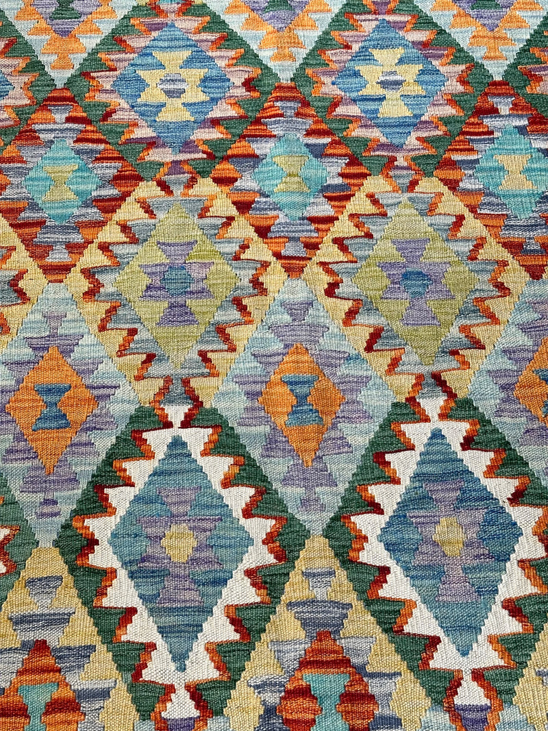 Kilim Chobi Handmade Multi Wool Rug (STK550-2052) 287X196CM