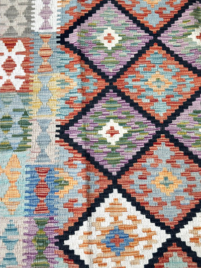 Kilim Chobi Handmade Multi Wool Rug (STK550-2117) 240X163CM