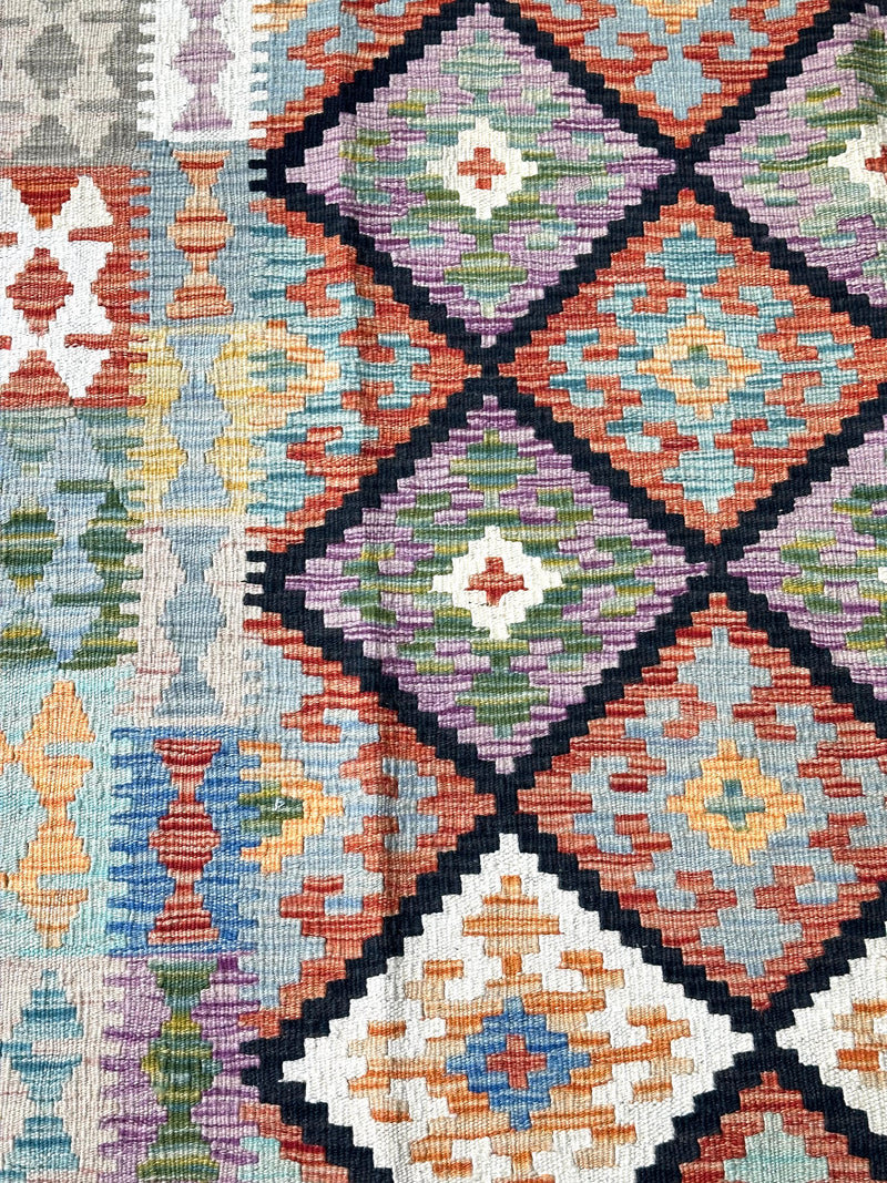 Kilim Chobi Handmade Multi Wool Rug (STK550-2117) 240X163CM