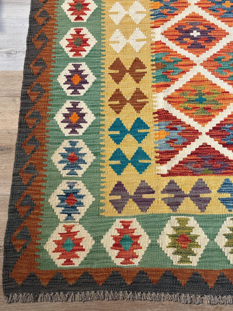 Kilim Chobi Handmade Multi Wool Rug (STK550-2055) 292X201CM