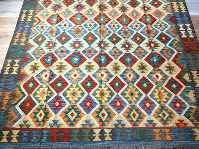 Kilim Chobi Handmade Multi Rug (STK550-1982) 296x209cm, Rugs Online Rugs Sydney Australia, www.rugsonlinerugs.com.au