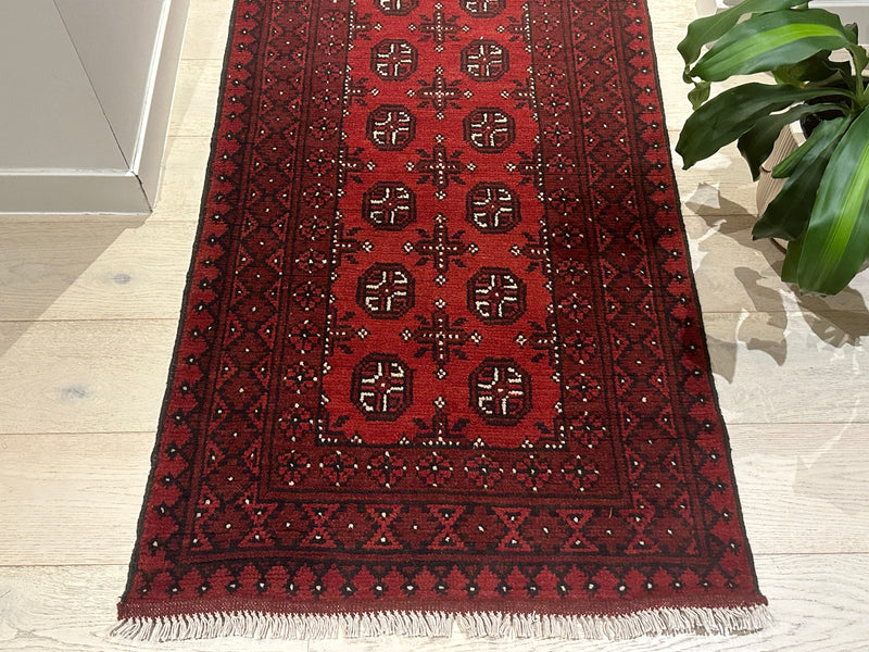 Bokhara Afghan Akhche Tribal Rug (STK550-1987) 486x82cm