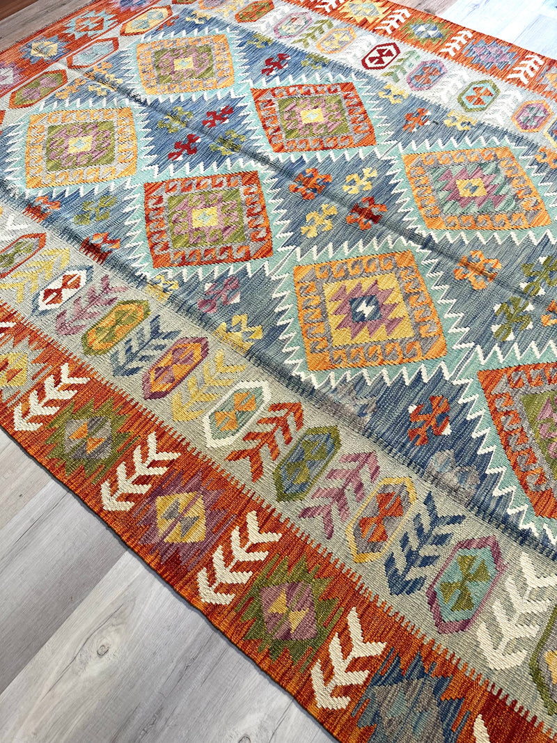 Kilim Chobi Handmade Multi Wool Rug (STK550-2098) 285X202CM