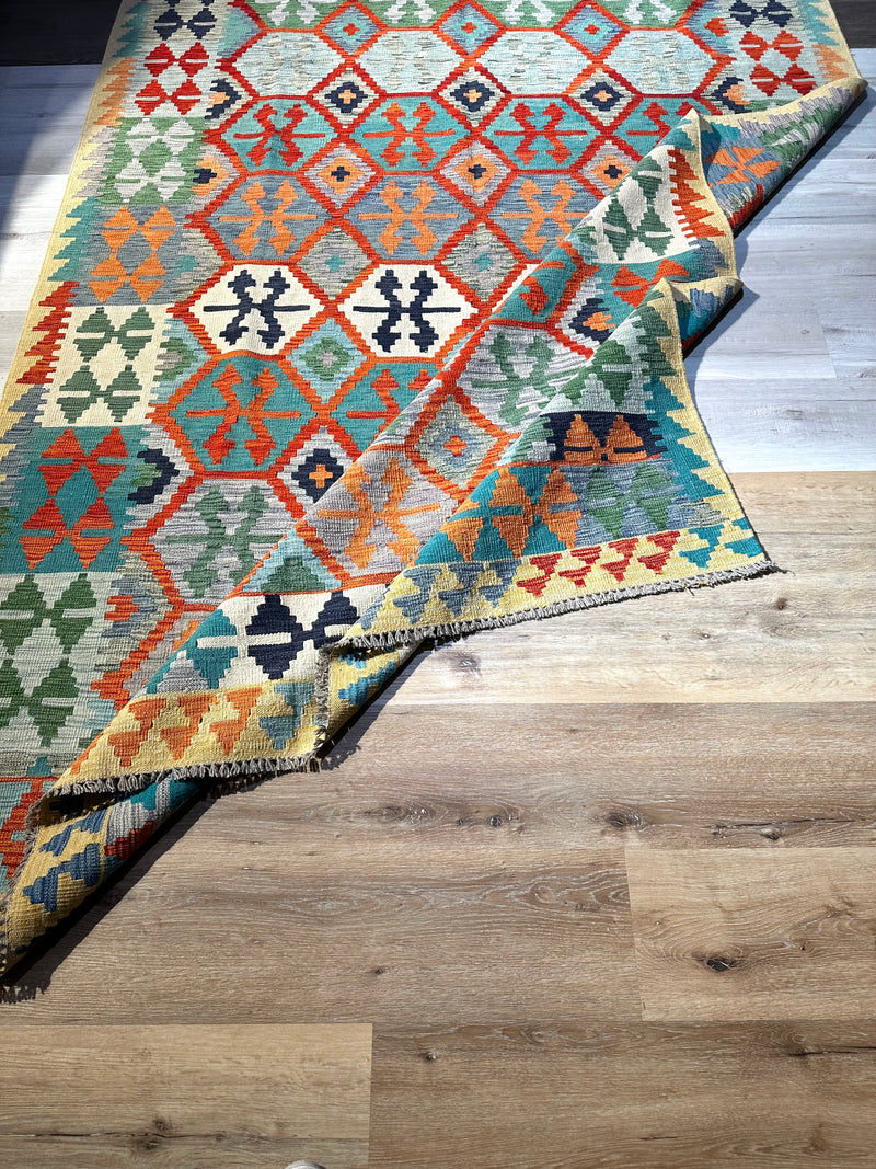 Kilim Chobi Handmade Multi Wool Rug (STK550-2050) 294X199CM