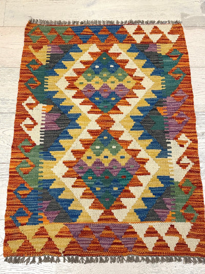 Kilim Handmade Vegi Dye Wool Rug(550-2031) 88X62CM, Rugs Online Rugs Sydney Australia, www.rugsonlinerugs.com.au