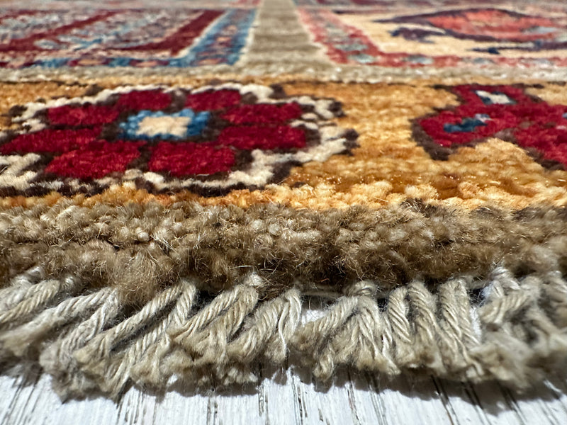 Chobi Handmade Vegi Dye Wool Rug (550-1941) 126x82cm