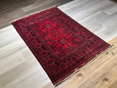 Kamyab Afghan Fine Tribal Wool Rug (550-2124) 156X104CM