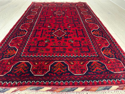 Kamyab Afghan Fine Tribal Wool Rug (550-1942) 123x80cm