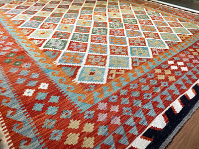 Kilim Chobi Handmade Multi Wool Rug (STK550-2112) 366X279CM