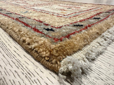 Chobi Handmade Vegi Dye Wool Rug (550-1601) 62X44cm