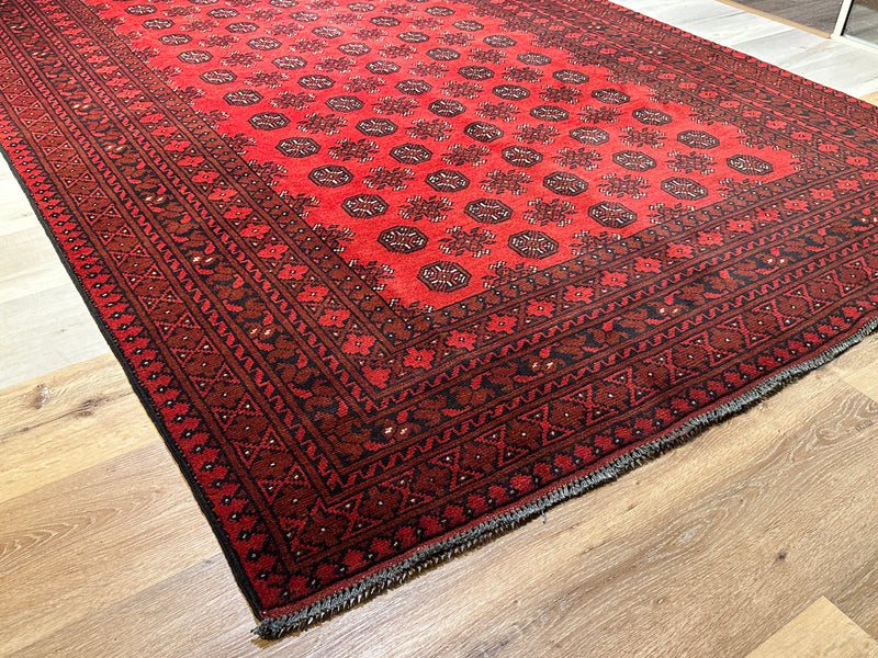 Bokhara Afghan Akhche Tribal Rug (STK550-2021) 289x201cm, Rugs Online Rugs Sydney Australia, www.rugsonlinerugs.com.au