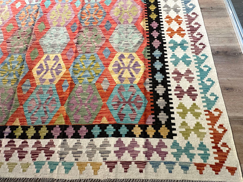 Kilim Chobi Handmade Multi Wool Rug (STK550-2027) 350X255CM