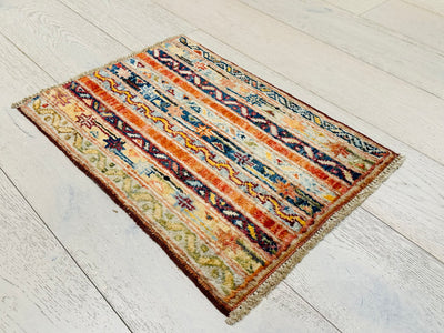 Chobi Handmade Vegi Dye Wool Rug (550-1845) 58x42cm