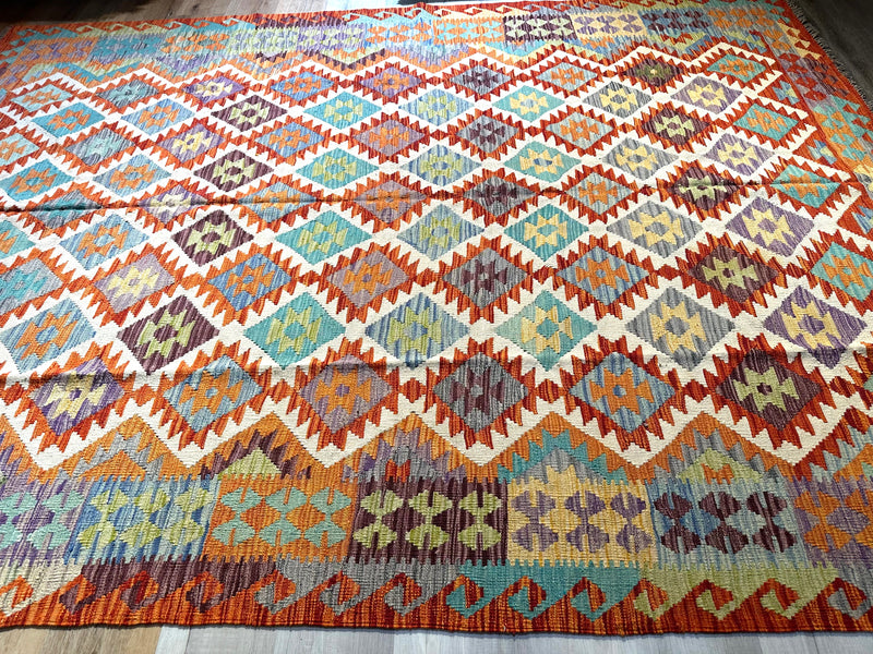 Kilim Chobi Handmade Multi Wool Rug (STK550-2114) 340X251CM