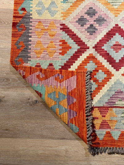 Kilim Chobi Handmade Multi Wool Rug (STK550-2061) 282X194CM