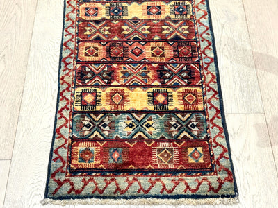 Chobi Handmade Vegi Dye Wool Rug (550-1968) 97x53cm