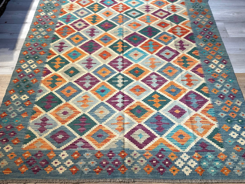 Kilim Chobi Handmade Multi Wool Rug (STK550-2053) 299X203CM