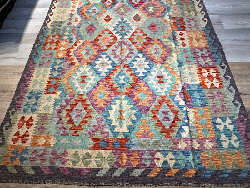 Kilim Chobi Handmade Multi Wool Rug (STK550-2054) 298X189CM