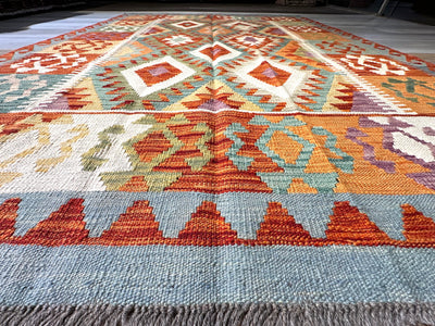 Kilim Chobi Handmade Multi Wool Rug (STK550-2110) 193X152CM