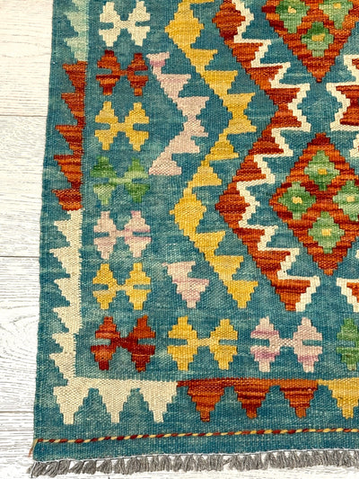 Kilim Handmade Vegi Dye Wool Rug(550-2029) 88X68CM