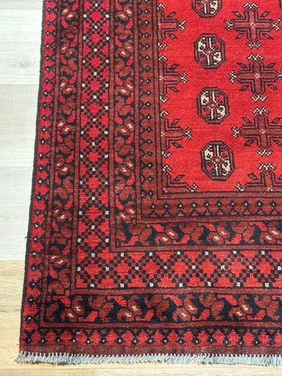 Bokhara Afghan Akhche Tribal Rug (STK550-2118) 244X157CM