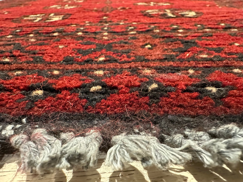 Bokhara Afghan Akhche Tribal Wool Runner Rug (STK550-2123) 294X80cm