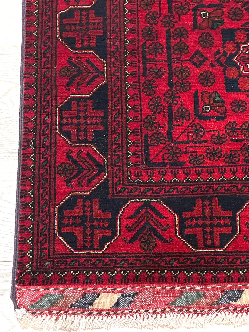 Kamyab Afghan Fine Handmade Tribal Wool Runner Rug (550-2113) 595X80cm