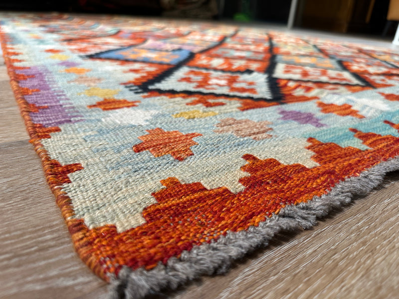 Kilim Chobi Handmade Multi Wool Rug (STK550-2104) 235X159CM