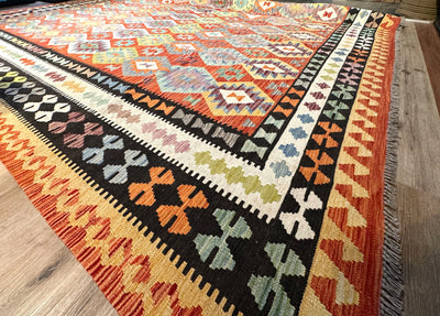 Kilim Chobi Handmade Multi Wool Rug (STK550-2026) 396X314CM, Rugs Online Rugs Sydney Australia, www.rugsonlinerugs.com.au