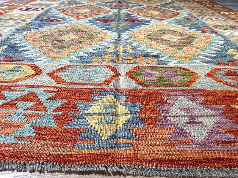 Kilim Chobi Handmade Multi Wool Rug (STK550-2098) 285X202CM