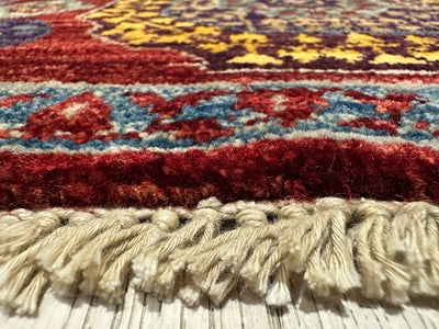 Chobi Handmade Vegi Dye Wool Rug (550-1969) 100x52cm