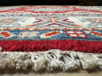 Kazak Tribal Handmade Veggie Dye Rug (550-2066) 156X98CM