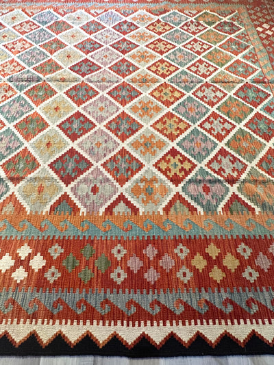 Kilim Chobi Handmade Multi Wool Rug (STK550-2112) 366X279CM