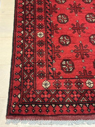 Bokhara Afghan Akhche Tribal Wool Runner Rug (STK550-2040) 294X80cm