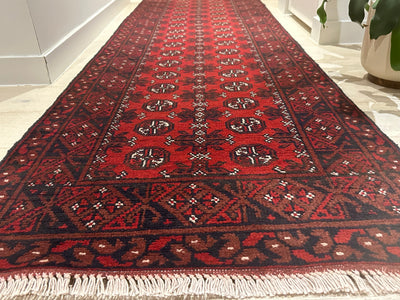 Bokhara Afghan Akhche Tribal Rug (STK550-1984) 480x83cm