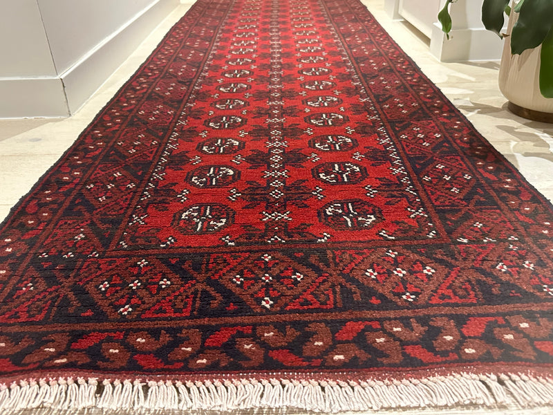 Bokhara Afghan Akhche Tribal Rug (STK550-1984) 480x83cm